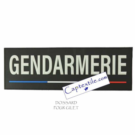 Dossard gendarmerie pour gilet