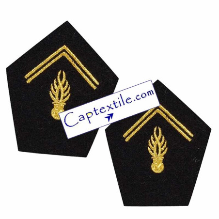 Grenades de col pour vareuse gendarmerie mobile uniformes Captextile