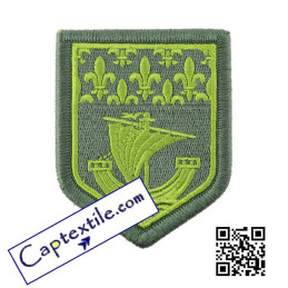 GARDE REPUBLCAINE Ecusson Gendarmerie basse visibilité Vert