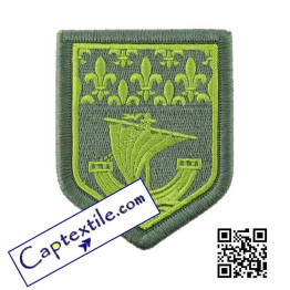 GARDE REPUBLCAINE Ecusson Gendarmerie basse visibilité Vert