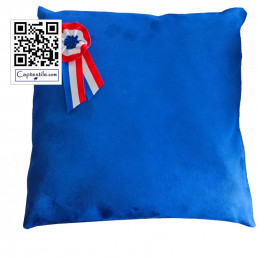 Coussin Bleu pour remise de médailles