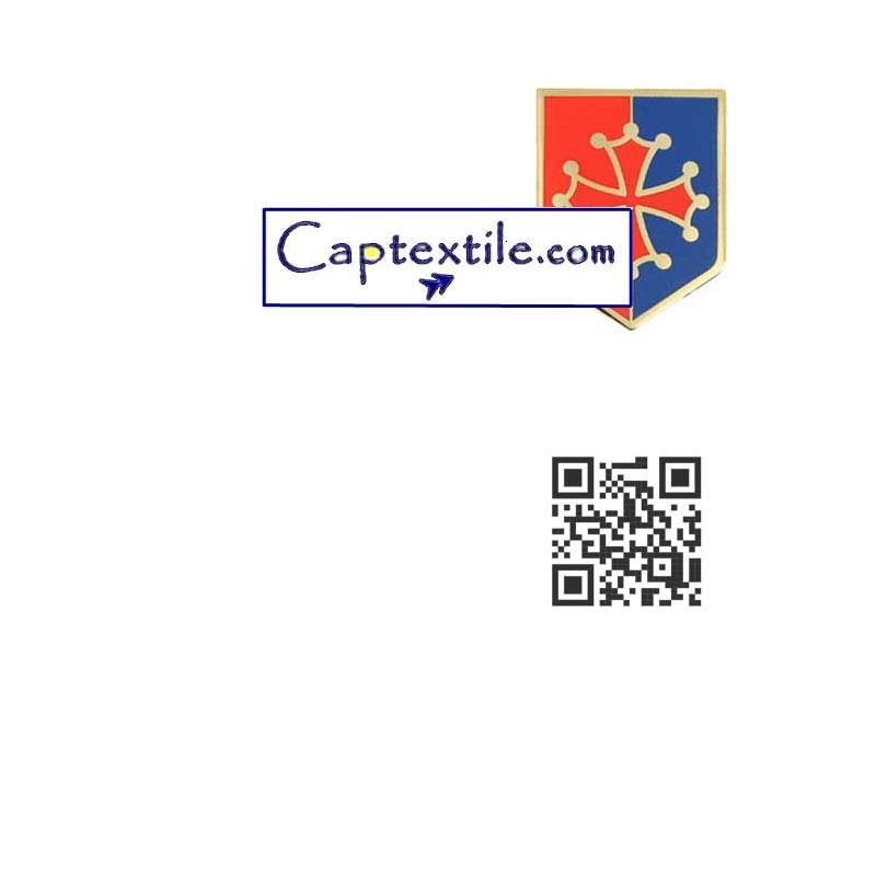 OCCITANIE Insigne Ecu seul pour vareuse Gendarmerie