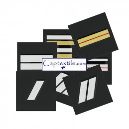 Galon velcro plastique gendarmerie uniformes Captextile
