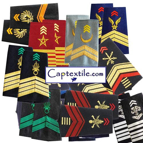 Galons Militaires fourreaux et velcro